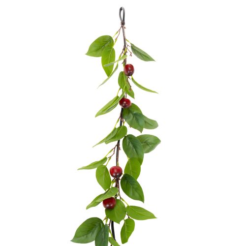 Floristik24 Artificial garland with cherries. Perfect for natural room decoration. Floral look. 160cm.