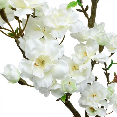 Product Cherry branch white artificial spring decoration decorative branch 110cm