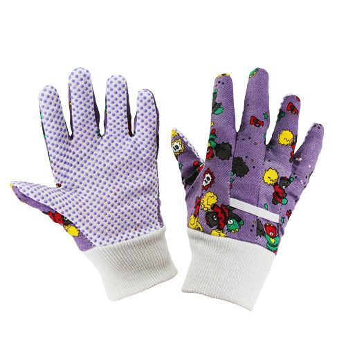 Kixx garden gloves purple size 6