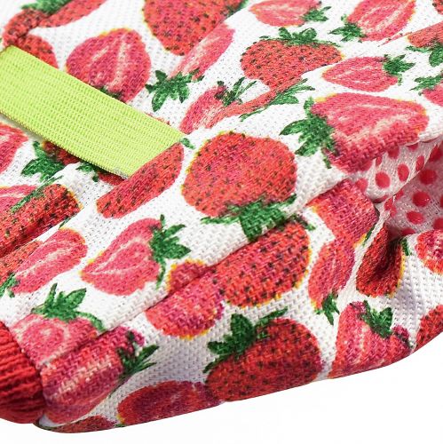 Product Kixx gardening gloves strawberry motif white red size 8