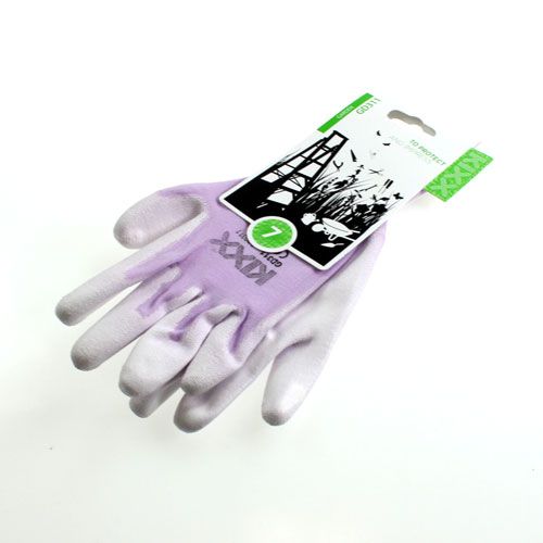 Floristik24 Kixx garden gloves size 7 white, lilac