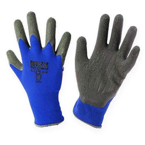 Kixx Gardening Gloves Blue, Black Size 10