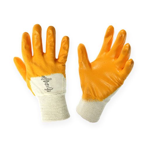 Floristik24 Kixx work gloves size 8 yellow