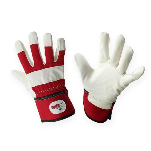 Floristik24 Kixx children&#39;s gloves size 6 red, white