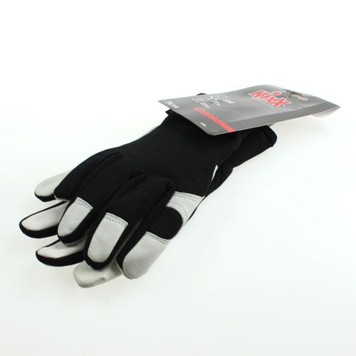 Product Kixx Lycra Gloves Size 10 Black, Light Gray