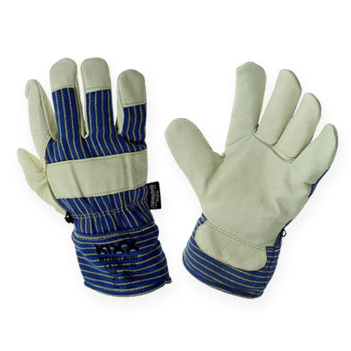 Floristik24 Kixx winter gloves size 10 blue, beige
