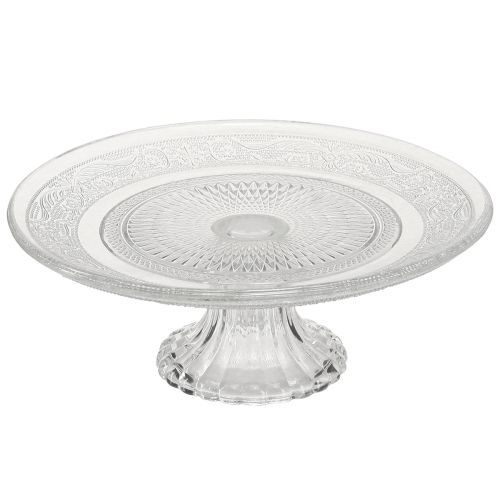 Product Classic glass cake plate on foot - Elegant for every celebration Ø 20cm
