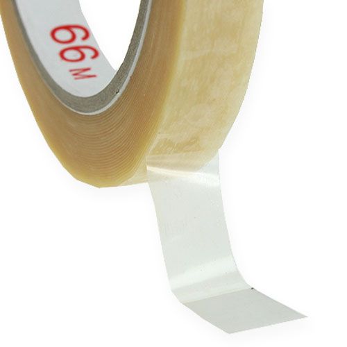Floristik24 Adhesive tape 12mm x 66m PVC neutral 12 pcs