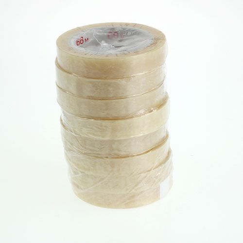 Floristik24 Adhesive tape 12mm x 66m PVC neutral 12 pcs