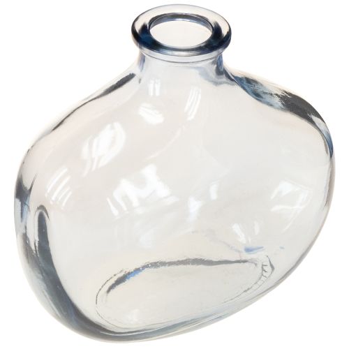 Small glass vase clear modern mini vase glass 11×6×10cm 3pcs