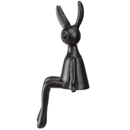 Product Small Easter Bunny Edge Stool Metal Black 9×9×21cm