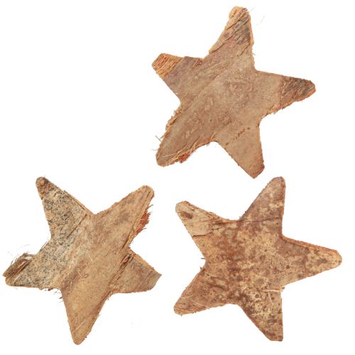 Floristik24 Coconut Star Decoration Natural Christmas Decoration Natural 5.5-7cm 30 pcs