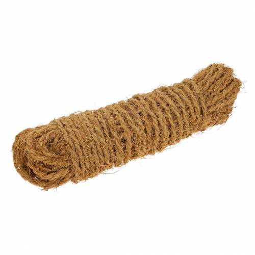 Coconut yarn nature Ø6mm 25m