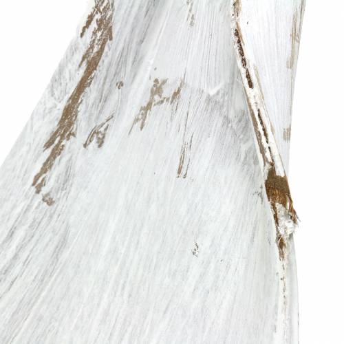 Product Coconut leaves White washed Natural decoration 35cm