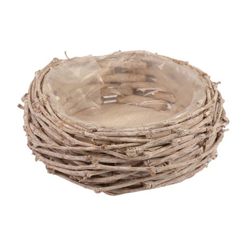 Floristik24 Wicker basket plant basket washed white Ø20cm H10cm