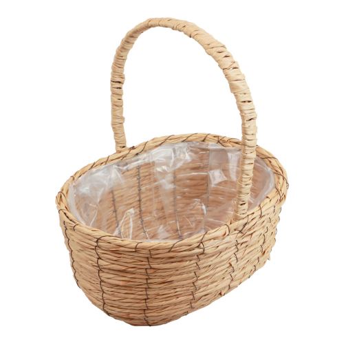 Floristik24 Basket with handle plant basket gift basket artificial 31×23×36cm