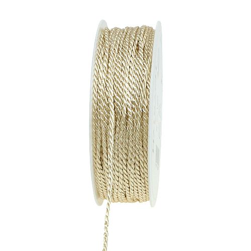 Floristik24 Cord Cream 2mm 50m