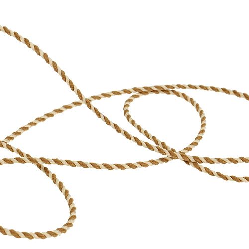 Floristik24 Cord cream-caramel 1mm 25m