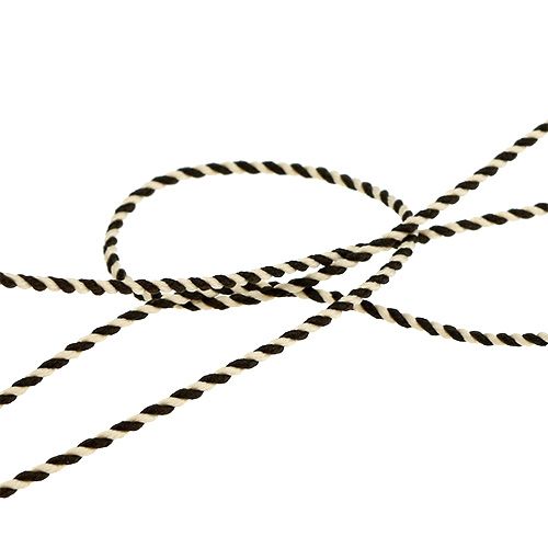 Floristik24 Cord brown-white 1mm 25m