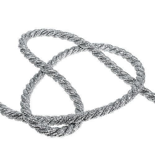 Cord silver 10mm 10m