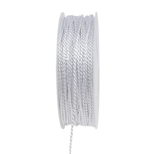 Floristik24 Cord white 2mm 50m