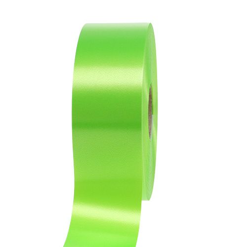 Floristik24 Curling ribbon 50mm lime green 100m