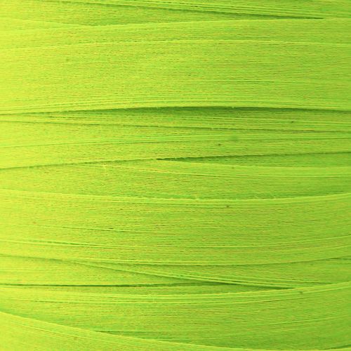 Product Ruffle Ribbon Cotton Sustainable Ribbon Green 10mm 100m
