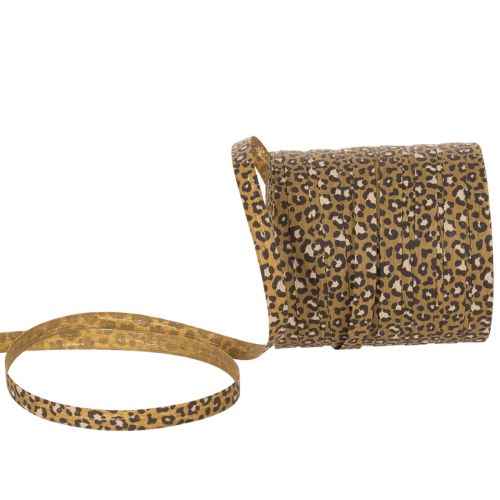 Leopard Print Curling Ribbon, Cotton, 10mm x 100m, for Gift Wrapping and Decoration buy online | Floristik24.co.uk