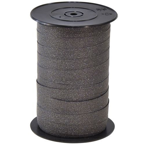 Product Decorative ribbon Magnetico Metallic Black 10mm 100m