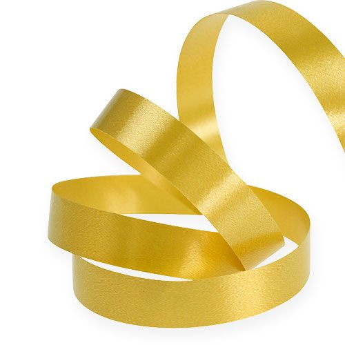 Product Ruffle ribbon ring ribbon gold 10mm 250m