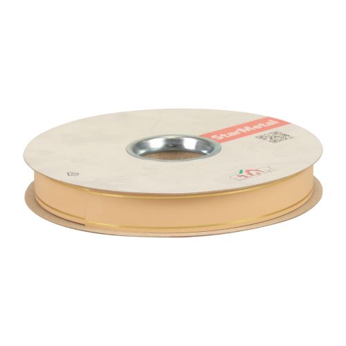 Product Curling ribbon gift ribbon apricot gold edge 19mm 100m