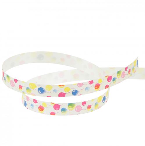 Product Curling ribbon with balloons decorative ribbon white, colored 10mm 250m