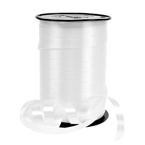 Floristik24 Curling Ribbon White 10mm 250m