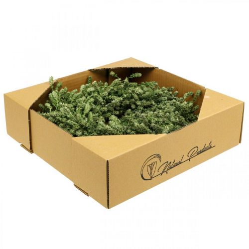 Product Christmas wreath green dried flower wreath linen herb Ø34cm