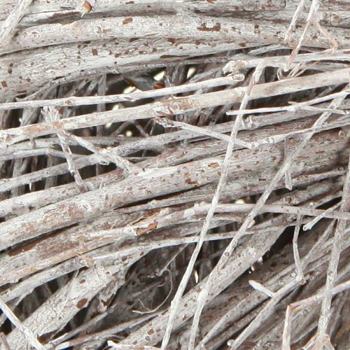 Product Wreath Elm White Decorative Wreath Whitewashed Natural Wreath Ø25cm