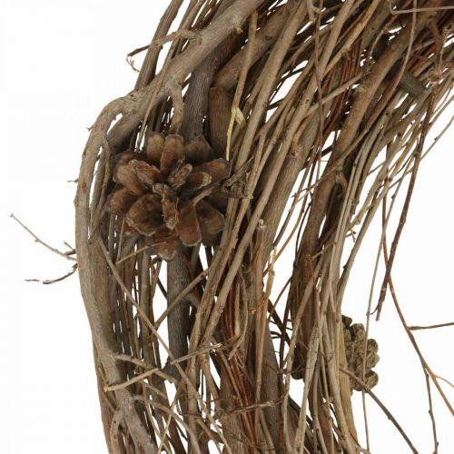 Product Wreath of twigs elm natural wreath deco wreath nature Ø45cm