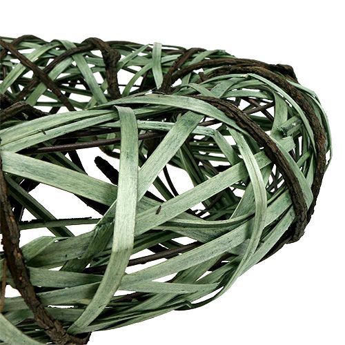 Product Wreath with willow and bark large green Ø45cm