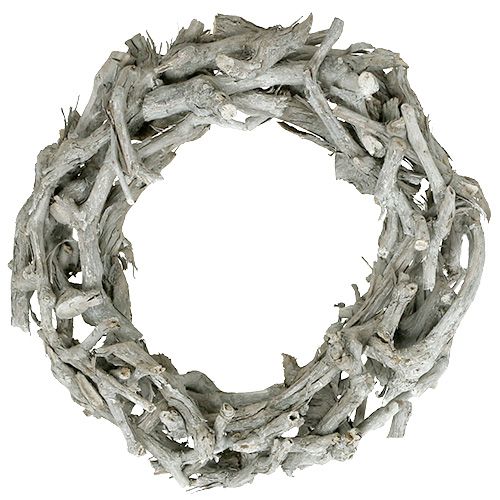 Floristik24 Wreath of branches large Ø46cm nature