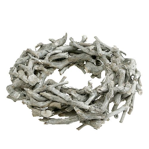 Floristik24 Wreath of branches large Ø46cm nature