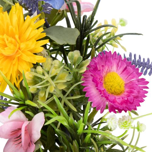 Product Artificial spring flower wreath for front door decoration, 30cm