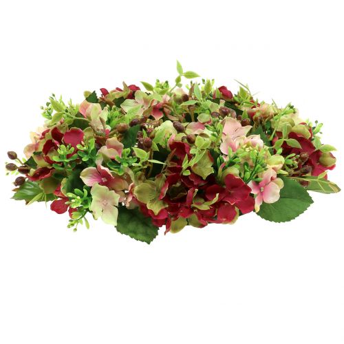 Floristik24 Wreath Hydrangeas / Berries Dark Red Ø30cm