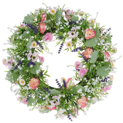 Floristik24 Wreath Ranunkel / Wicke Ø40cm