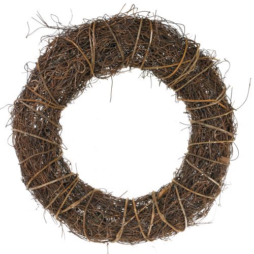 Floristik24 Vine wreath with willow natural Ø40cm