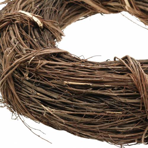 Product Decorative wreath willow Ø40cm nature