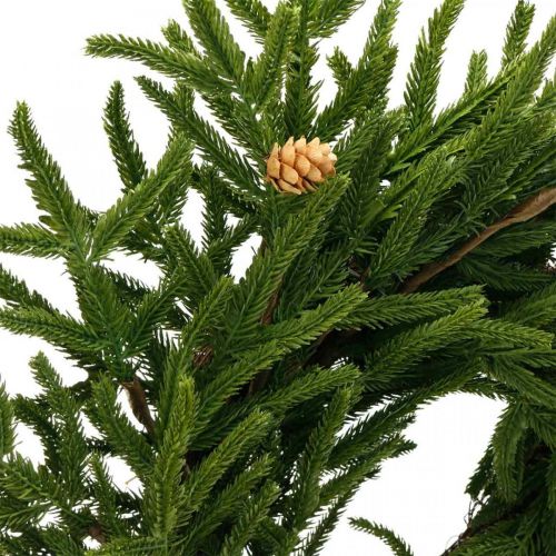 Product Artificial cypress wreath with cones Decorative wreath cypress Ø55cm