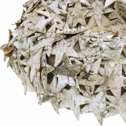 Floristik24 Deco wreath stars birch bark table decoration Advent birch Ø25cm