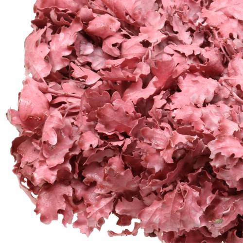 Floristik24 Wreath of oak leaves pink waxed Ø38cm