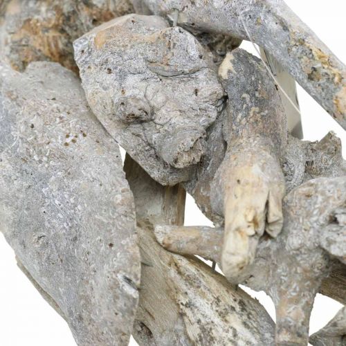 Floristik24 Wreath root wood gray natural decoration root wreath Ø40cm H9cm