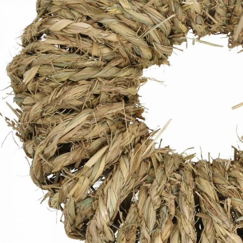 Floristik24 Braided straw wreath Ø35cm rustic decorative wreath nature