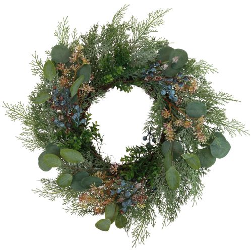 Product Door wreath Christmas wreath artificial conifer berries Ø60cm